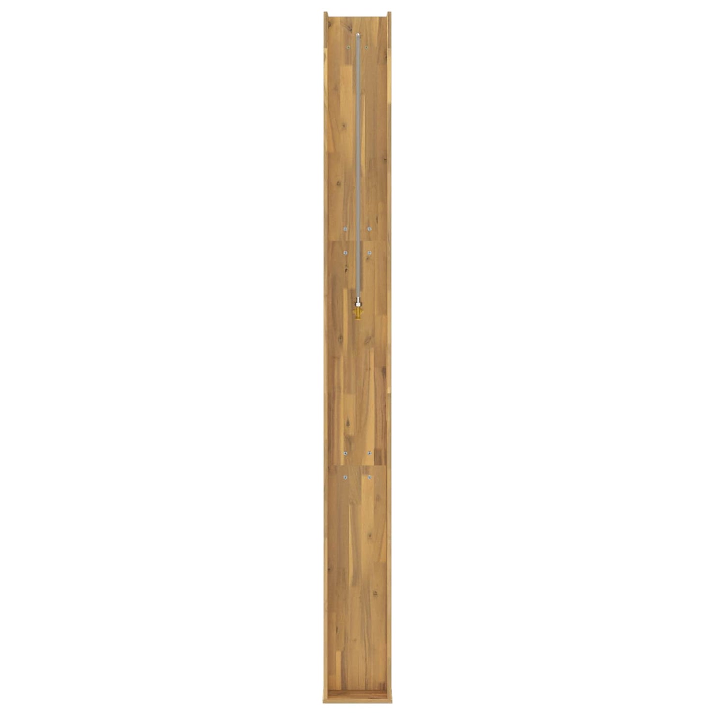 vidaXL Outdoor Shower 226 cm Solid Acacia Wood and Stainless Steel