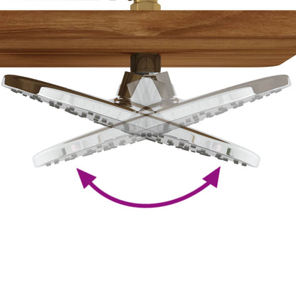 vidaXL Outdoor Shower 219 cm Solid Acacia Wood and Stainless Steel