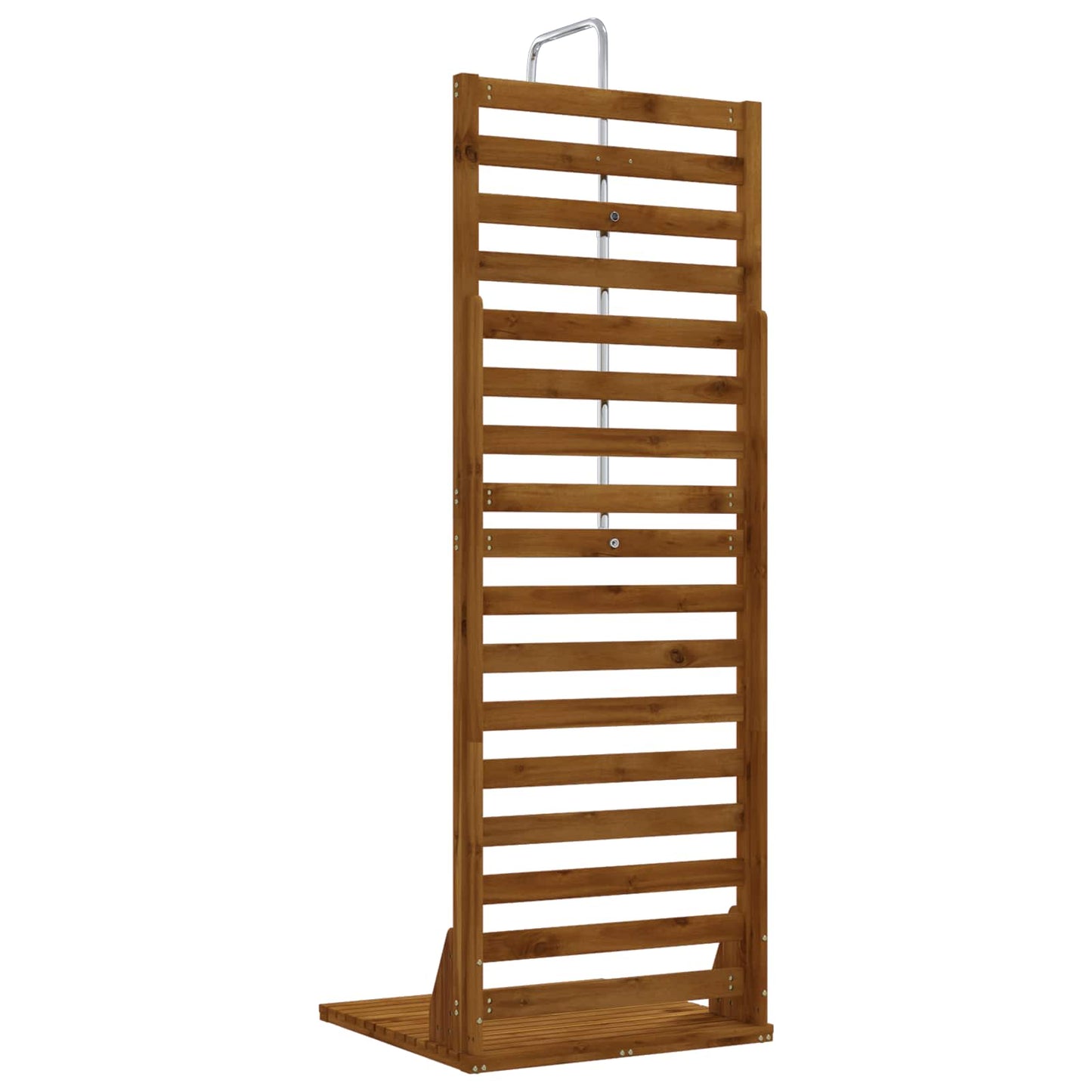 vidaXL Outdoor Shower 205.5 cm Solid Acacia Wood and Stainless Steel