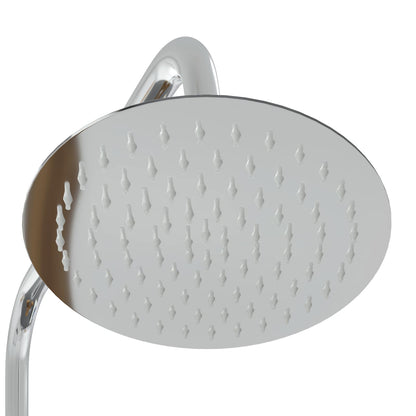 vidaXL Outdoor Shower 257 cm Solid Acacia Wood and Stainless Steel
