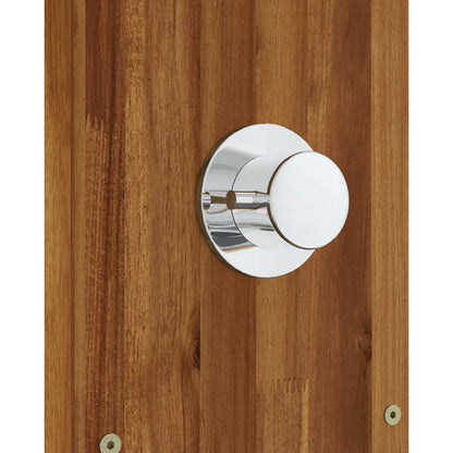 vidaXL Outdoor Shower 210.5 cm Solid Acacia Wood and Stainless Steel