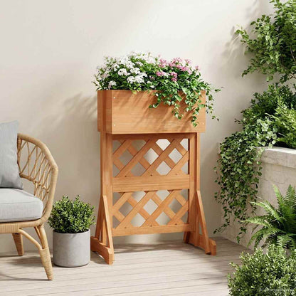 vidaXL Vertical Garden Trellis Orange 48 x 30 x 70.5 cm Solid Fir Wood