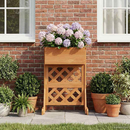 vidaXL Vertical Garden Trellis Orange 48 x 30 x 70.5 cm Solid Fir Wood