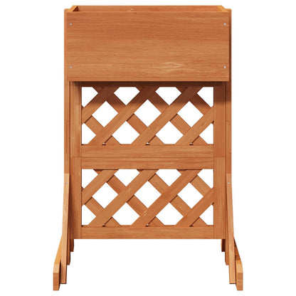 vidaXL Vertical Garden Trellis Orange 48 x 30 x 70.5 cm Solid Fir Wood