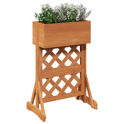 vidaXL Vertical Garden Trellis Orange 48 x 30 x 70.5 cm Solid Fir Wood