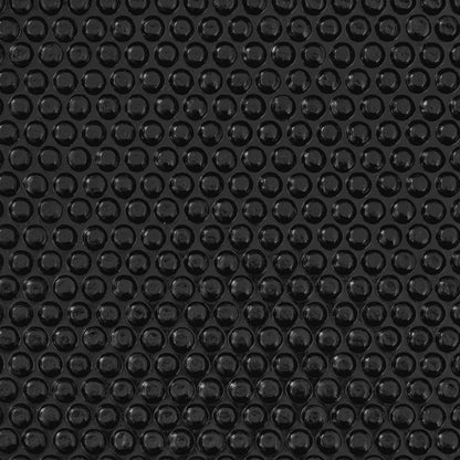 vidaXL Solar Pool Cover 1000 x 500 cm 110 μm Square PE Black