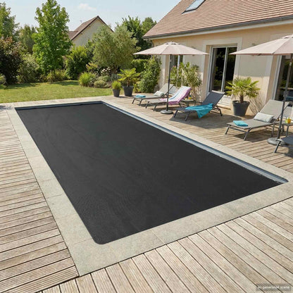 vidaXL Solar Pool Cover Heavy Quality 732 x 366 cm 200 μm Square PE