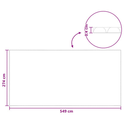 vidaXL Solar Pool Cover Heavy Quality 549 x 274 cm 200 μm Square PE