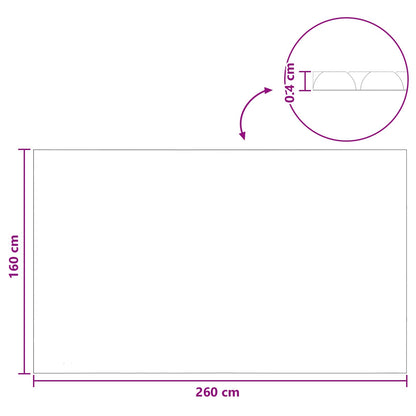 vidaXL Solar Pool Cover Extra Heavy 260 x 160 cm 400 μm Square PE Blue