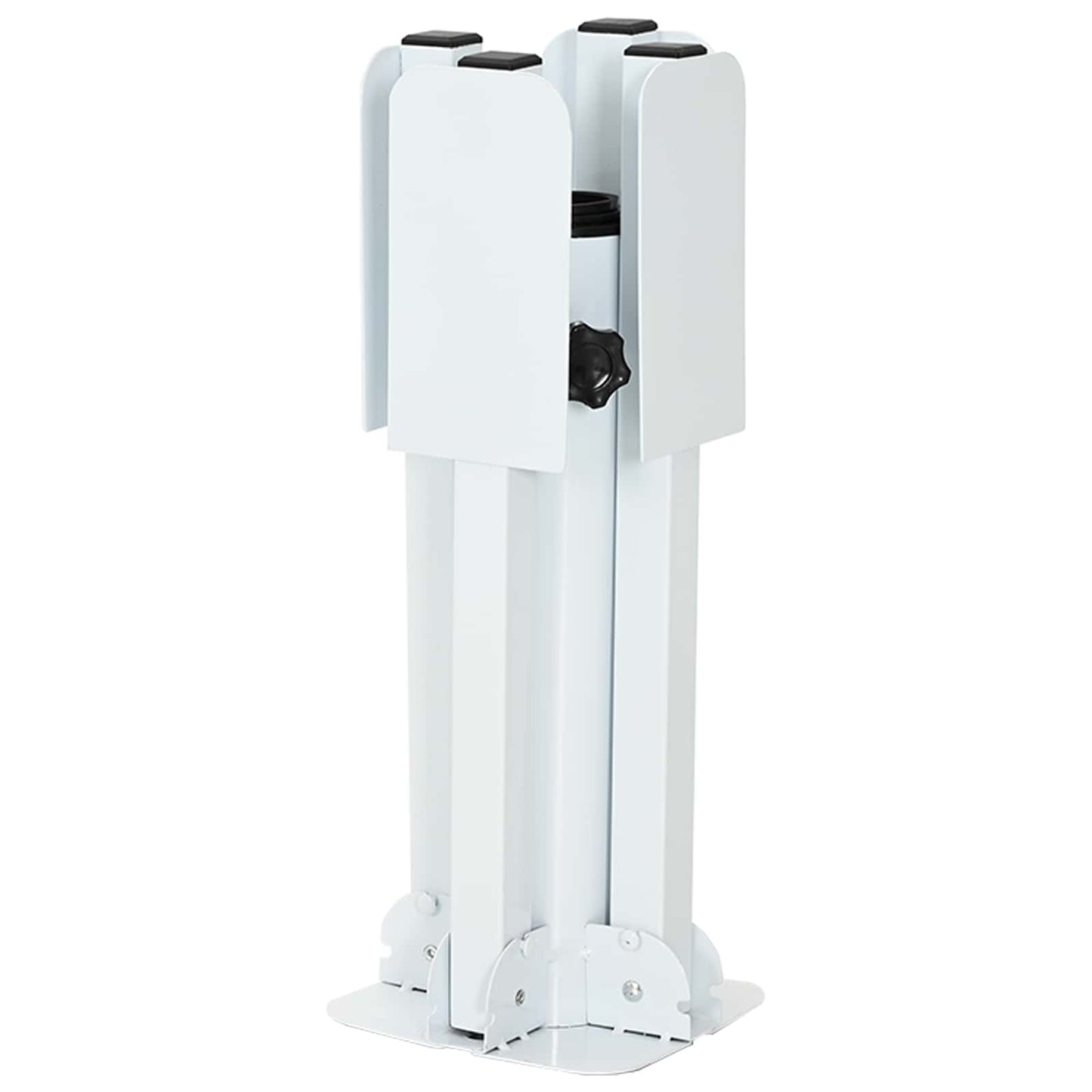 vidaXL Parasol Stand White Steel