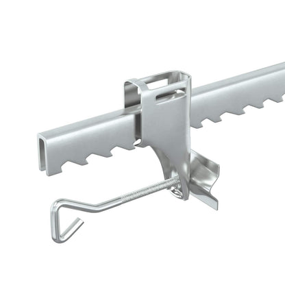 vidaXL Parasol Base Silver Steel