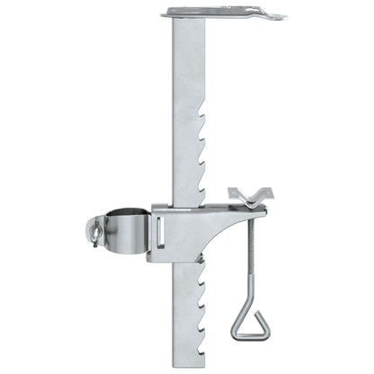 vidaXL Parasol Base Silver Steel
