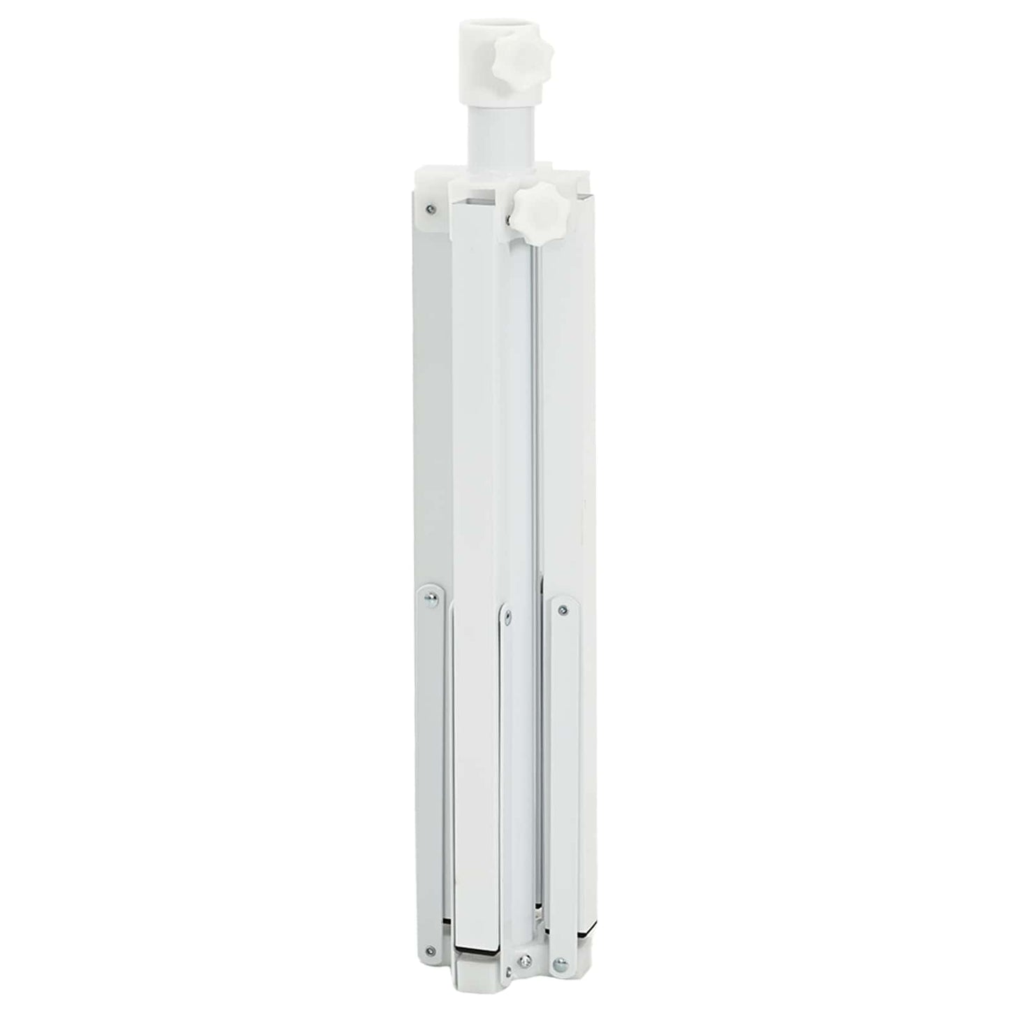 vidaXL Parasol Stand White Steel for 25-32 mm Pole