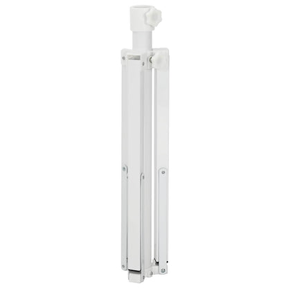 vidaXL Parasol Stand White Steel for 25-32 mm Pole