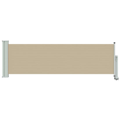 vidaXL Side Awning 60 x 300 cm 100% polyester iron steel Rectangular