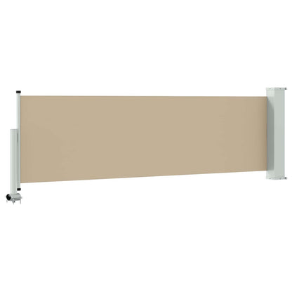 vidaXL Side Awning 80 x 300 cm 100% polyester iron steel Rectangular