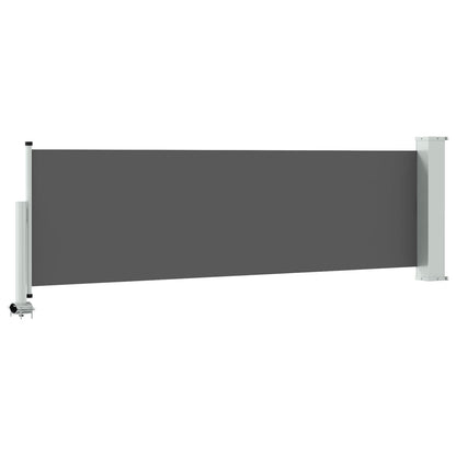 vidaXL Side Awning 100% polyester iron steel