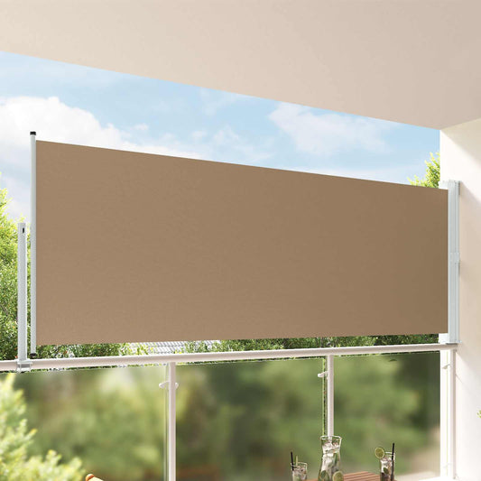 vidaXL Side Awning 117 x 300 cm Rectangular Taupe