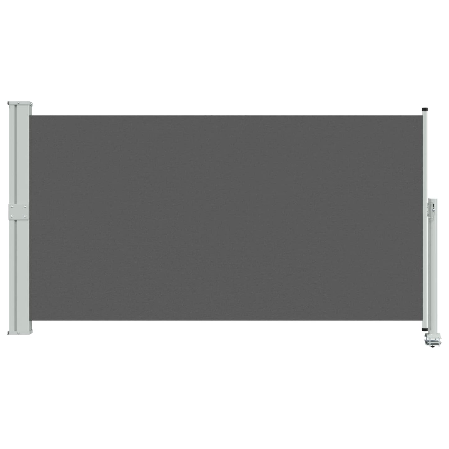 vidaXL Side Awning 100% polyester iron steel