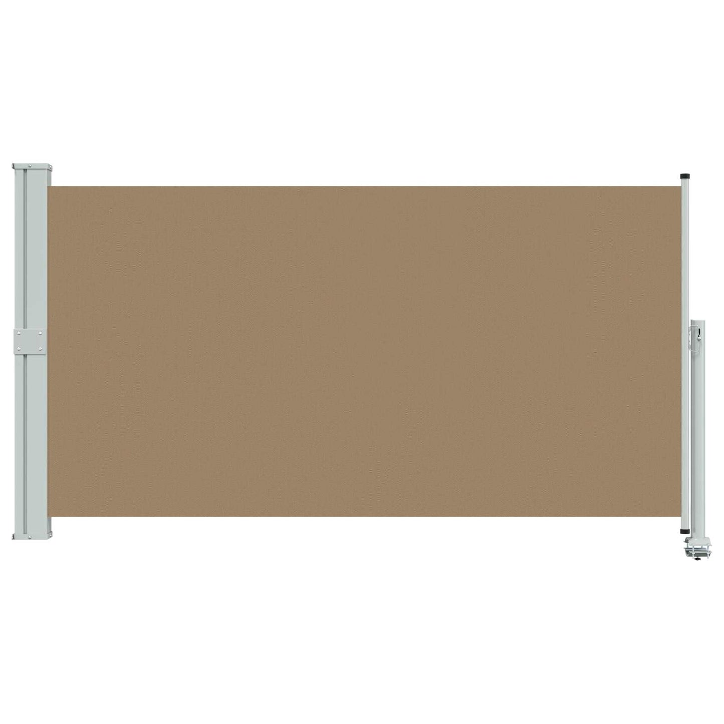 vidaXL Side Awning 100% polyester iron steel
