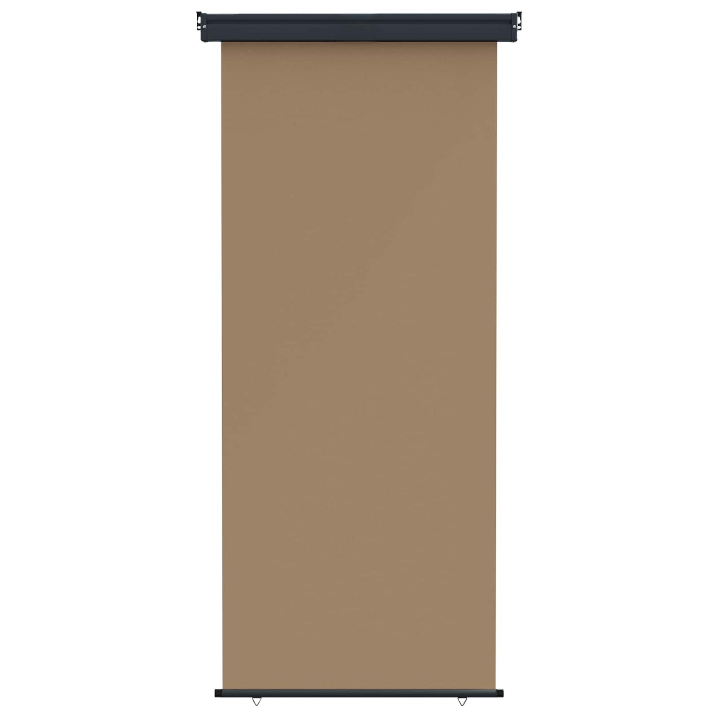 vidaXL Balcony Side Awning 60 x 250 cm 100% polyester iron steel Taupe