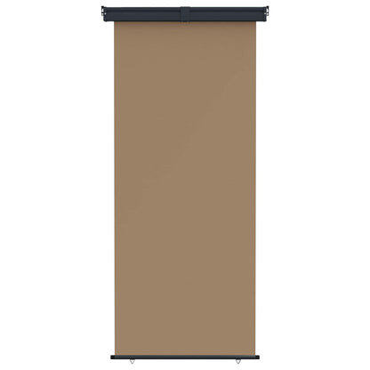 vidaXL Balcony Side Awning 100% polyester iron steel