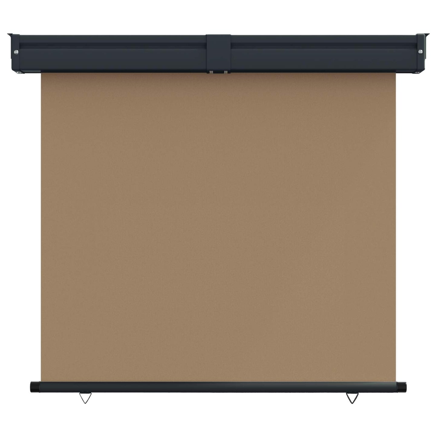 vidaXL Balcony Side Awning 100% polyester iron steel