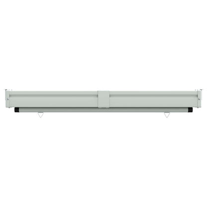 vidaXL Balcony Side Awning 100% polyester iron steel