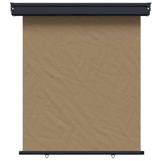 vidaXL Balcony Side Awning 117 x 250 cm 100% polyester iron steel