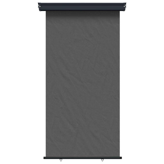 vidaXL Balcony Side Awning 117 x 250 cm 100% polyester iron steel