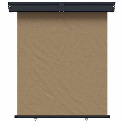 vidaXL Balcony Side Awning 160 x 250 cm 100% polyester iron steel