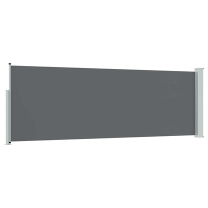 vidaXL Retractable Side Awning Anthracite 300 x 100 cm Polyester
