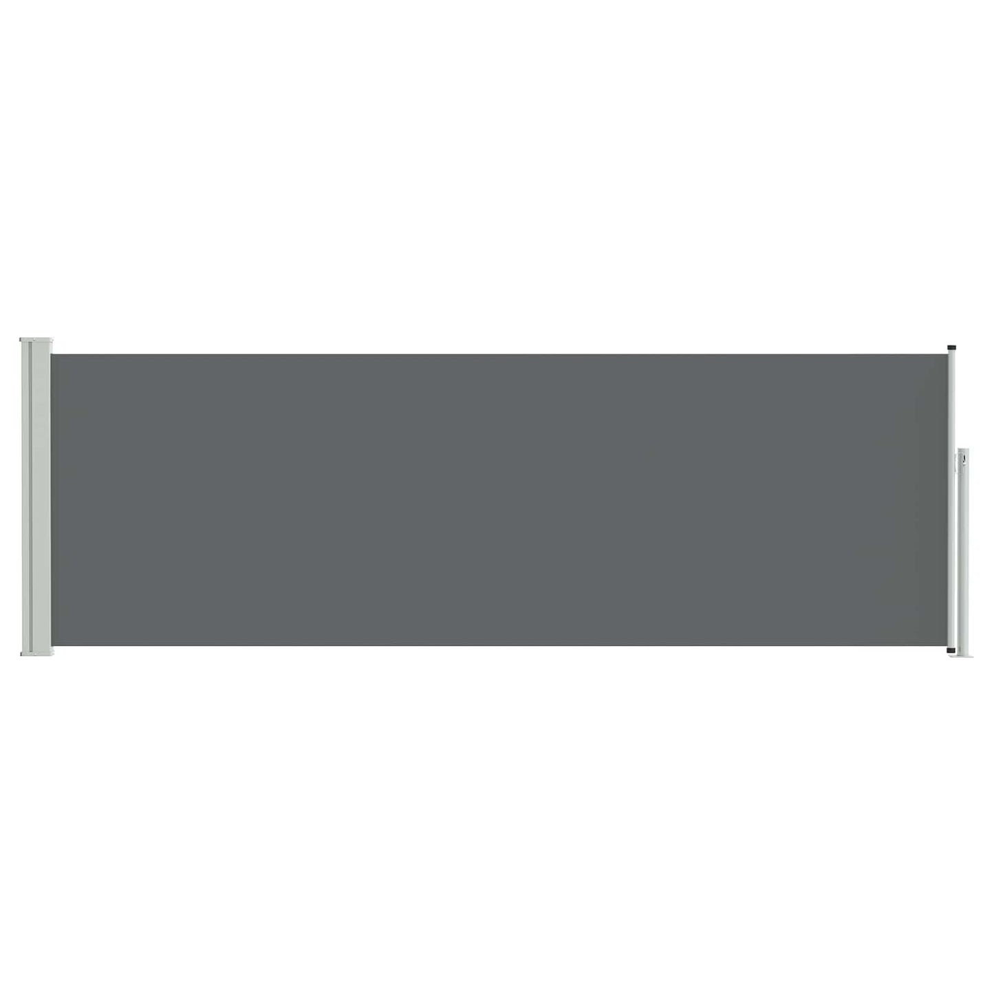 vidaXL Retractable Side Awning Anthracite 300 x 100 cm Polyester