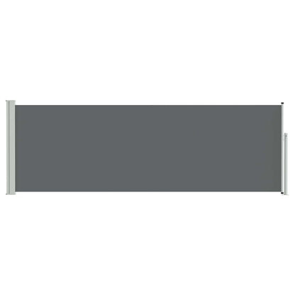 vidaXL Retractable Side Awning Anthracite 300 x 100 cm Polyester