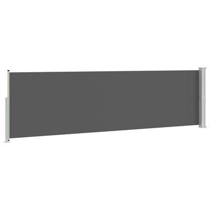 vidaXL Retractable Side Awning Anthracite 300 x 120 cm Polyester