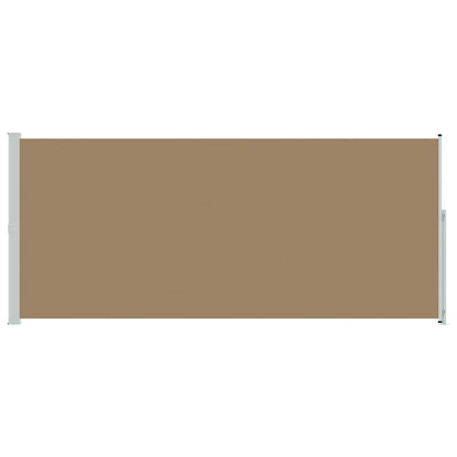 vidaXL Retractable Side Awning Taupe 300 x 180 cm Polyester