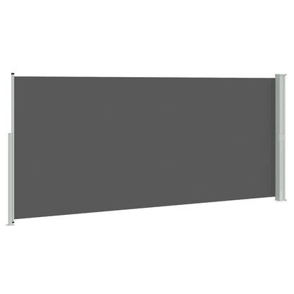 vidaXL Retractable Side Awning 100% polyester iron steel