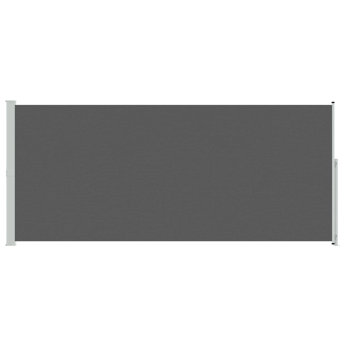 vidaXL Retractable Side Awning 100% polyester iron steel