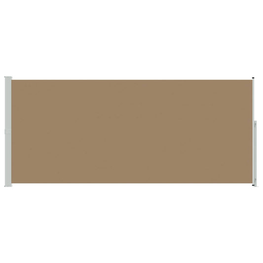 vidaXL Retractable Side Awning Taupe 300 x 220 cm Polyester