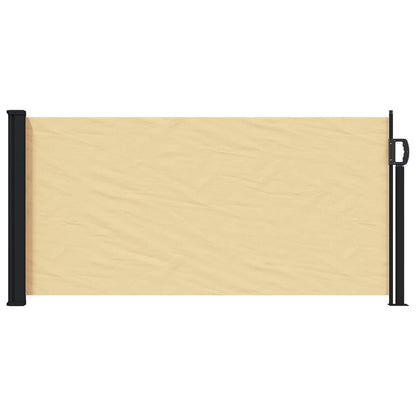 vidaXL Retractable Side Awning Sand 300 x 100 cm Polyester