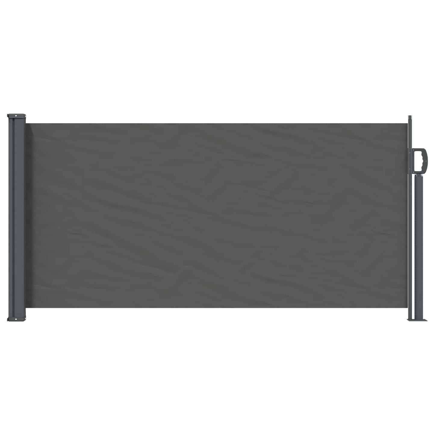 vidaXL Retractable Side Awning Anthracite 300 x 100 cm Polyester