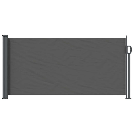 vidaXL Retractable Side Awning Anthracite 300 x 100 cm Polyester