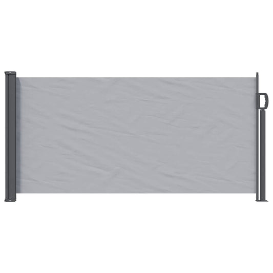 vidaXL Retractable Side Awning 300 x 100 cm Polyester Rectangular Grey