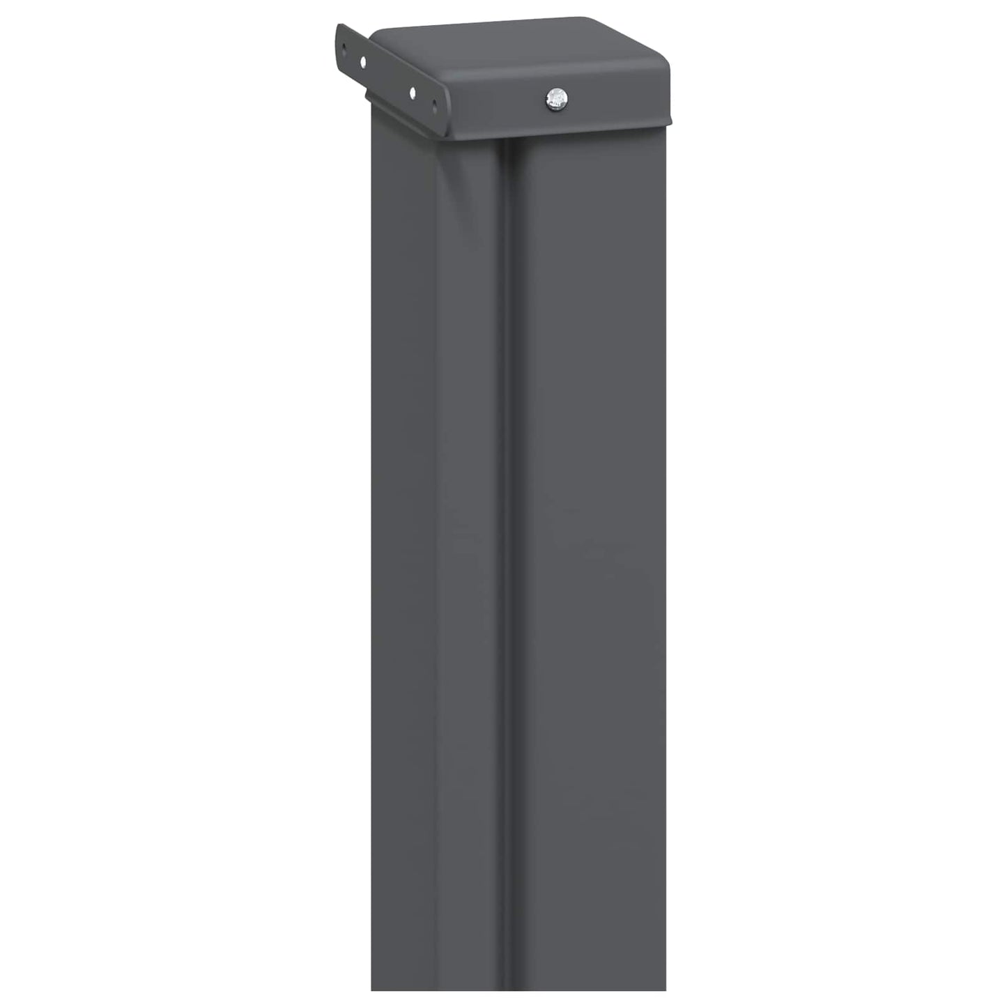 vidaXL Retractable Side Awning 100% polyester iron steel