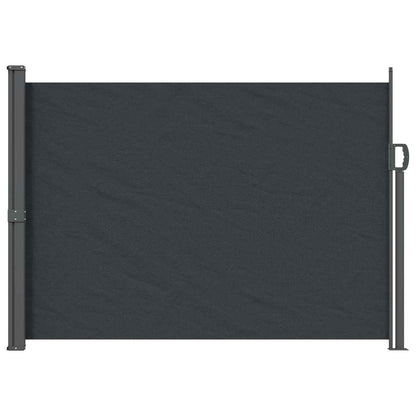 vidaXL Retractable Side Awning 100% polyester iron steel