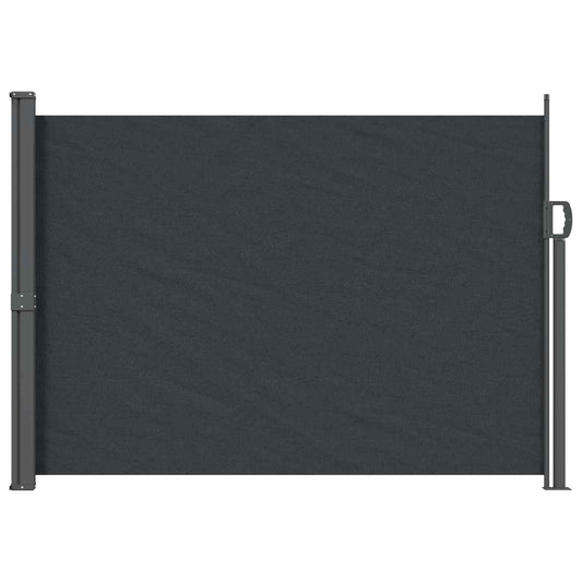 vidaXL Retractable Side Awning 100% polyester iron steel