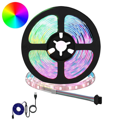 vidaXL LED Strip 12 pcs Black and Transparent 2500 mm