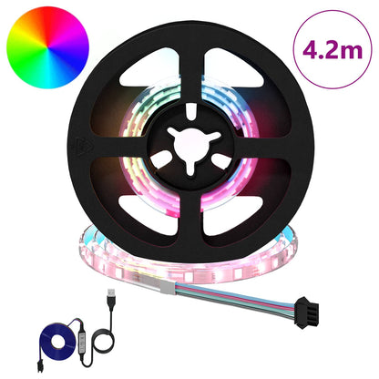 vidaXL LED Strip 12 pcs Black and Transparent 350 mm