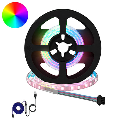 vidaXL LED Strip 12 pcs Black and Transparent 40 x 0.8 x 0.3 cm