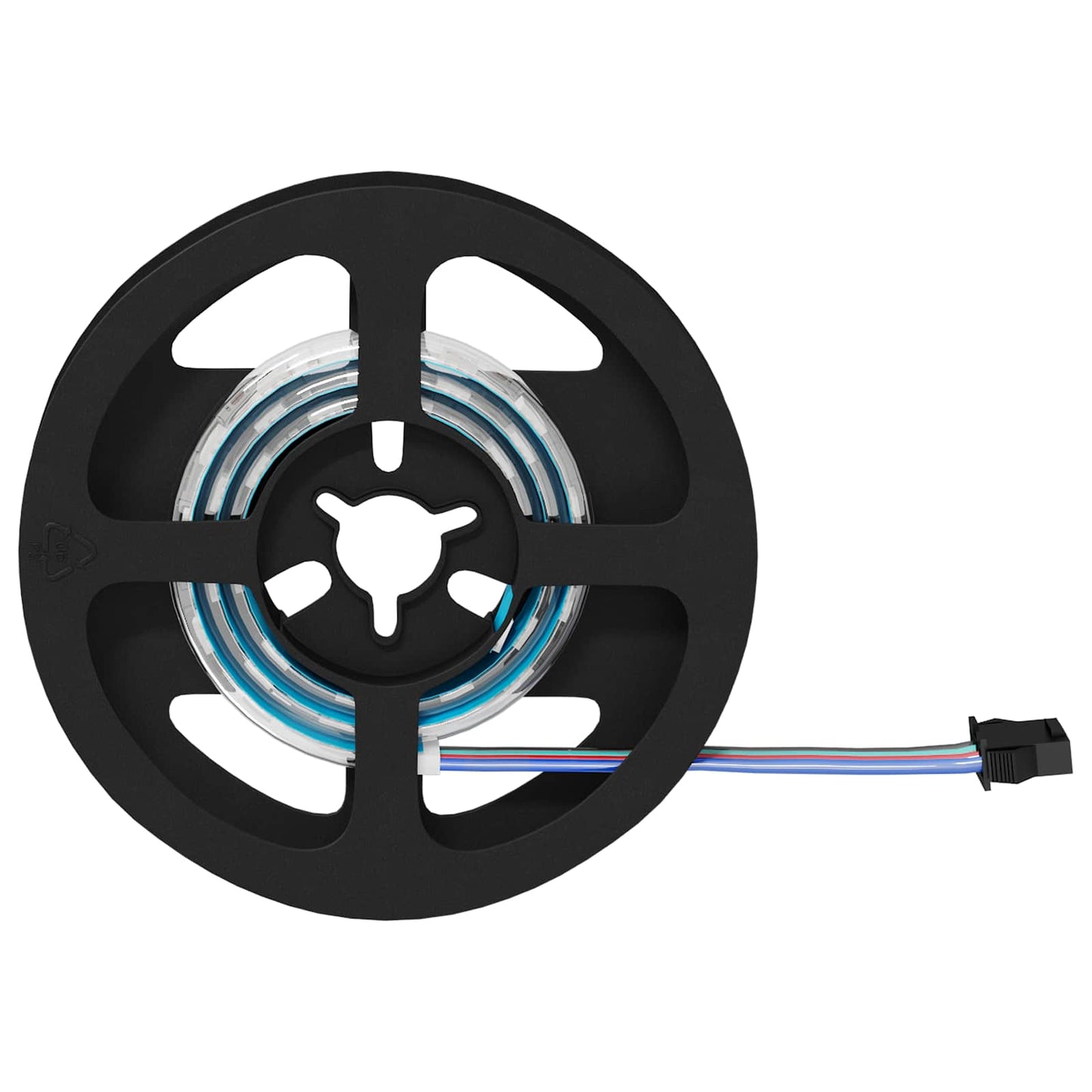 vidaXL LED Strip 12 pcs Black and Transparent 40 x 0.8 x 0.3 cm